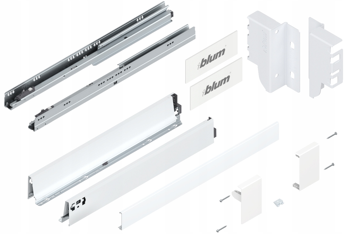 Blum Šuplík Tandembox 650 Nízká vnitřní velikost M Bílá