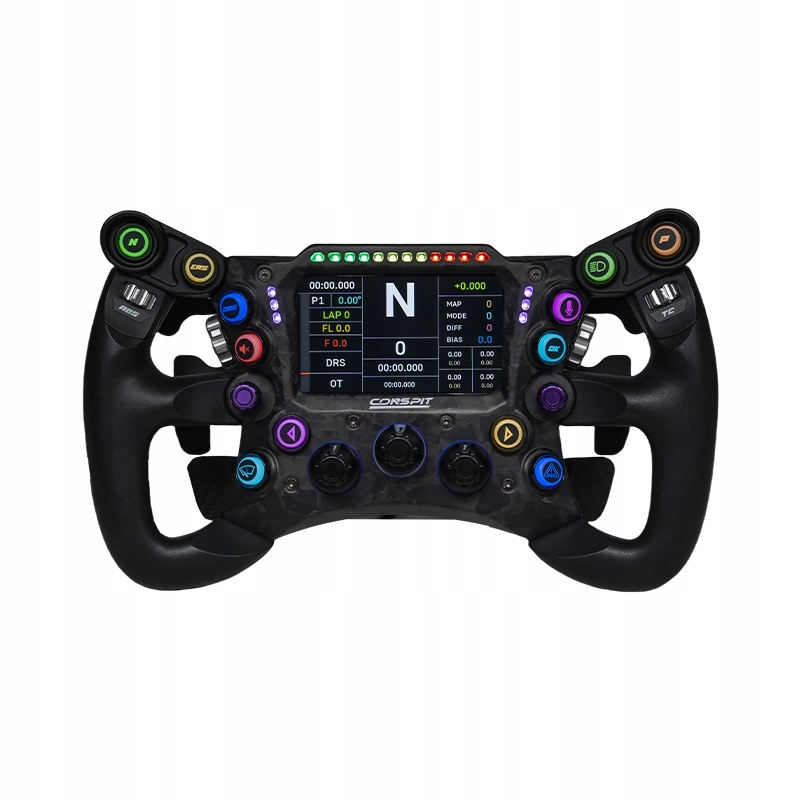 Conspit 290 Gp – kierownica z prawdziwym włóknem węglowym