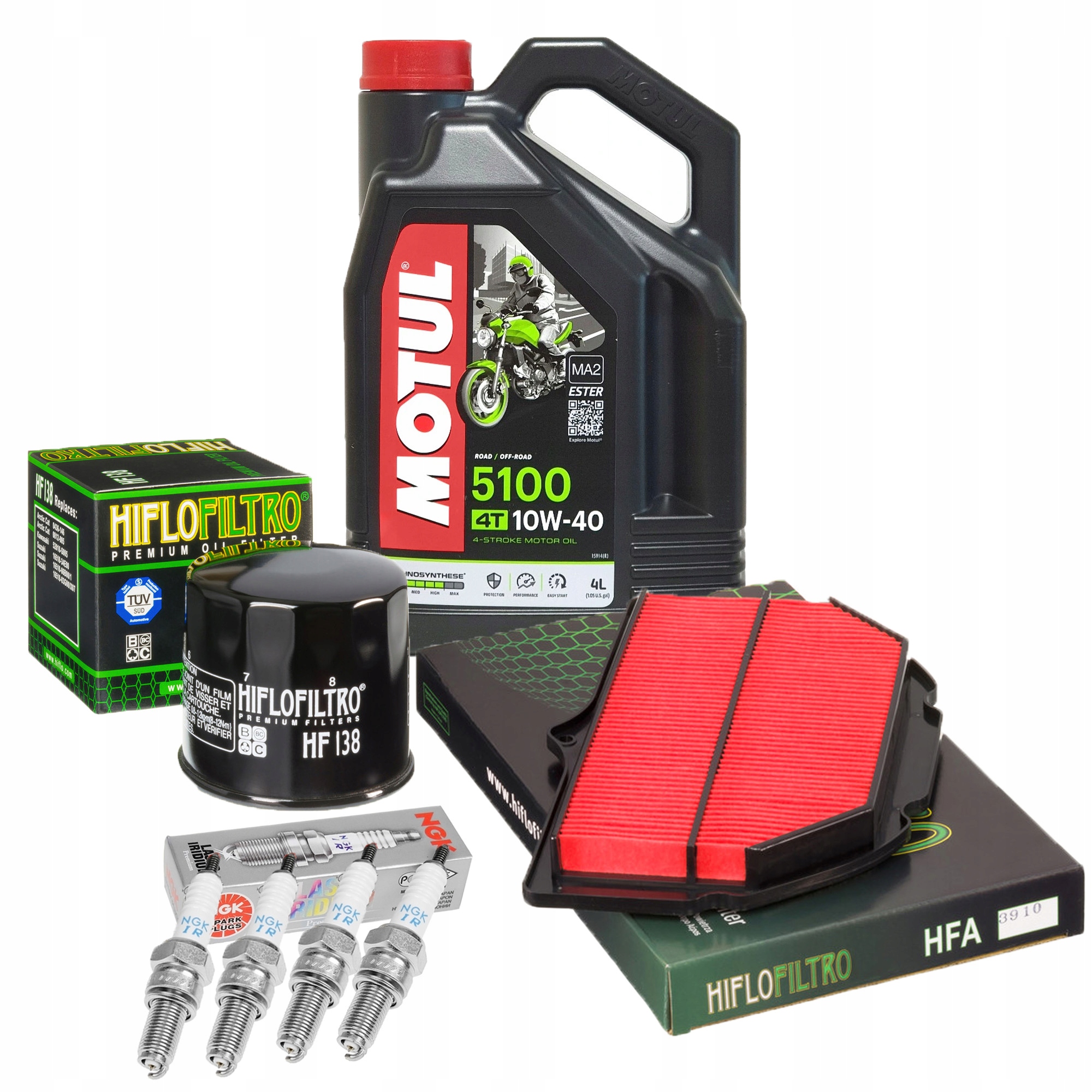 Olej Motul 5100 SUZUKI GSXR 600 K1 K2 K3 FILTRY