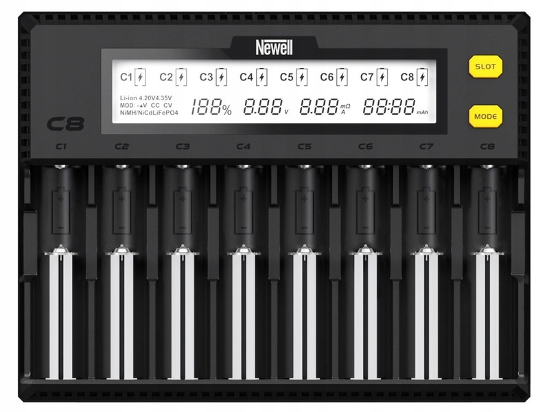 ŁADOWARKA NEWELL SMART C8 DO AKUMULATORÓW