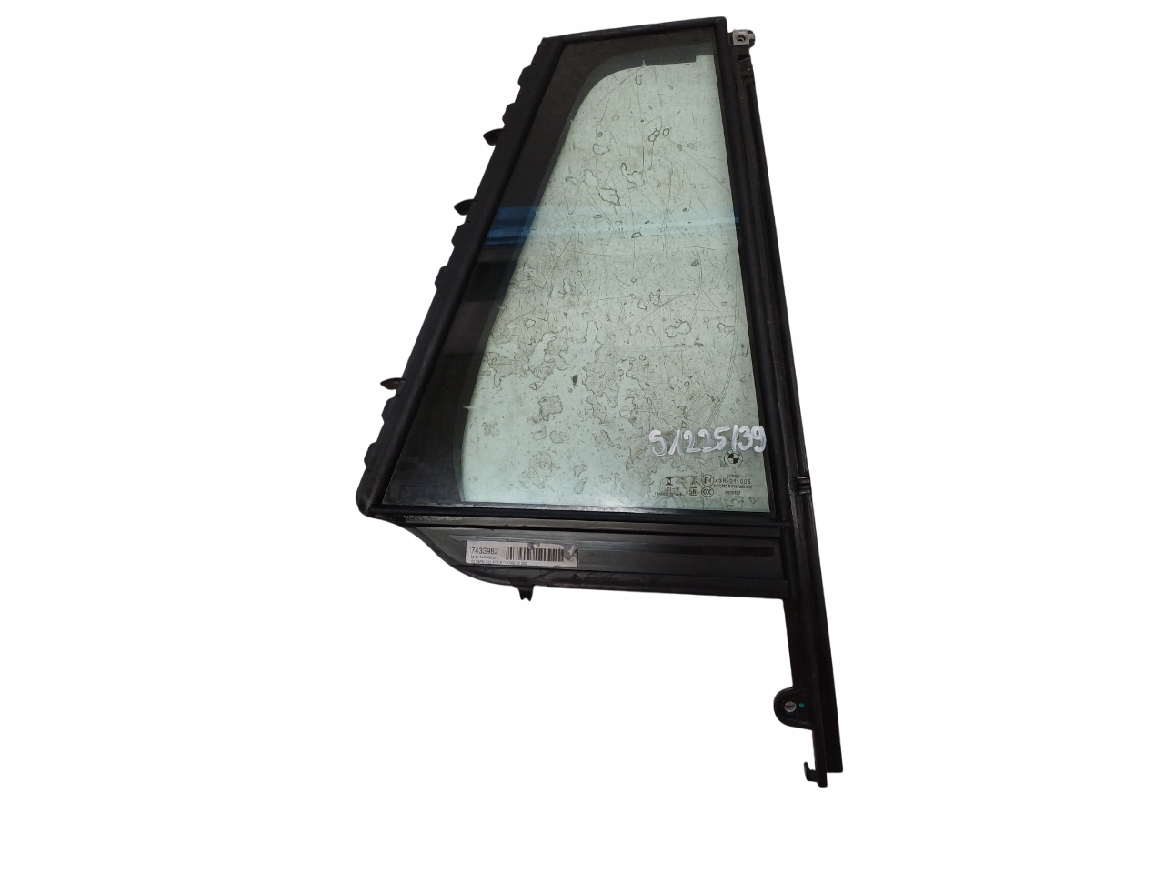 BMW 3 III G21 18- SZYBA DRZWI MAŁA PRAWY TYŁ 7433982