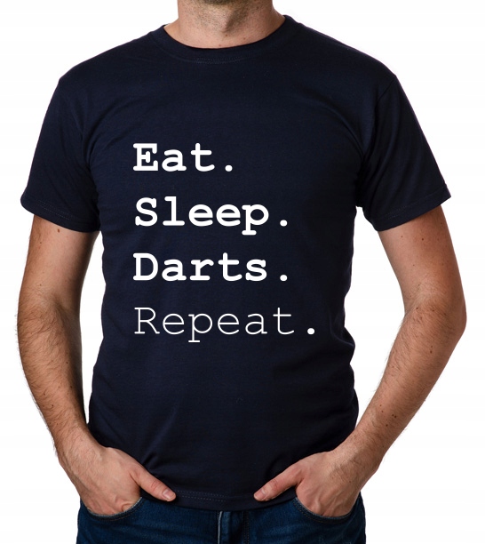 

koszulka Eat Sleep Darts Repeat prezent