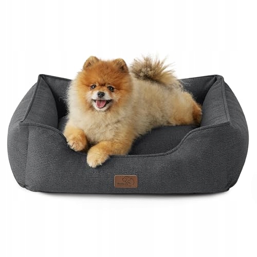 Levně Bedsure pelíšek Pro malé psy 63x53x20 cm Šedé