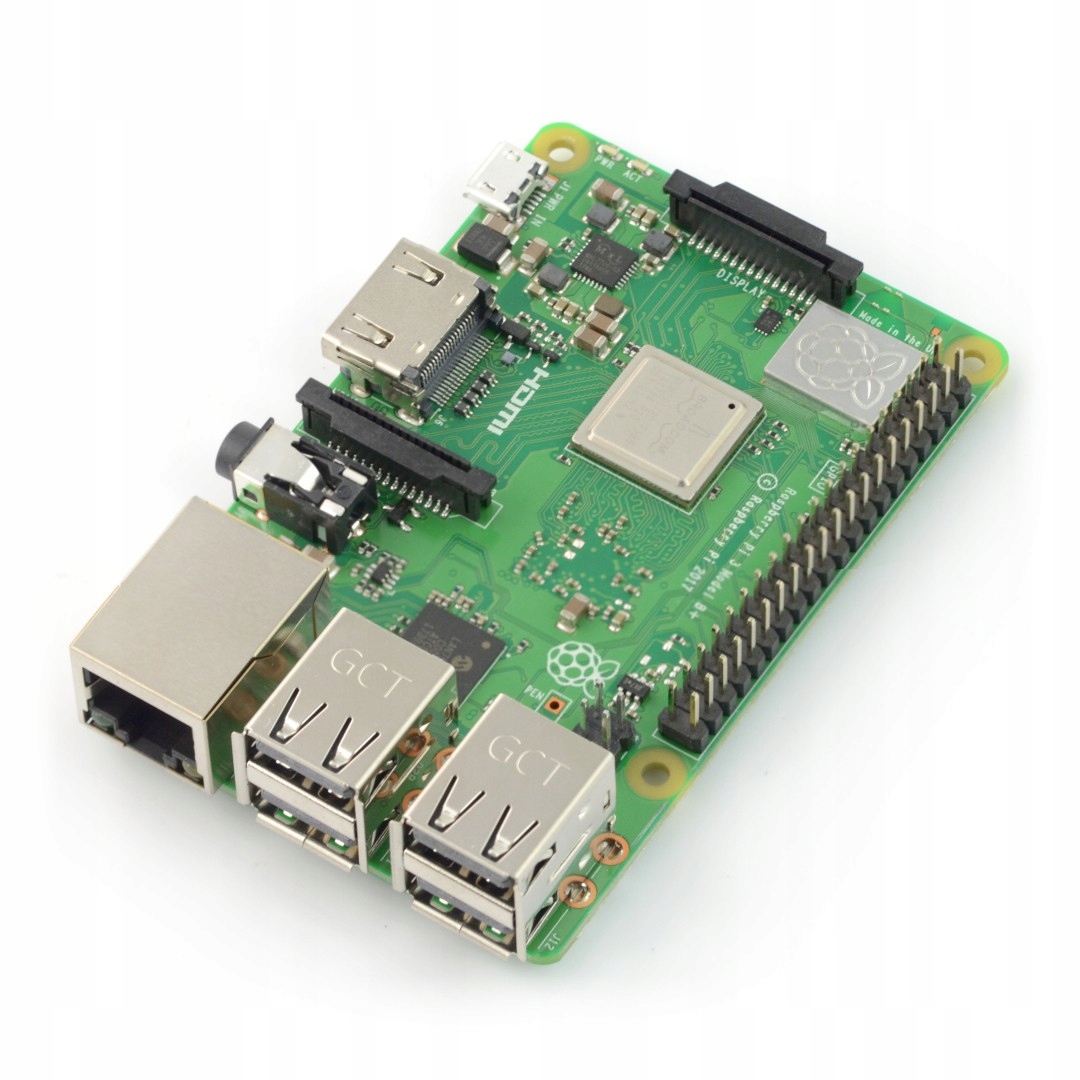 Mikrokomputer Raspberry Pi 3 Model B+ 1.4GHz 1GB RAM WiFi BT 4.2 BLE