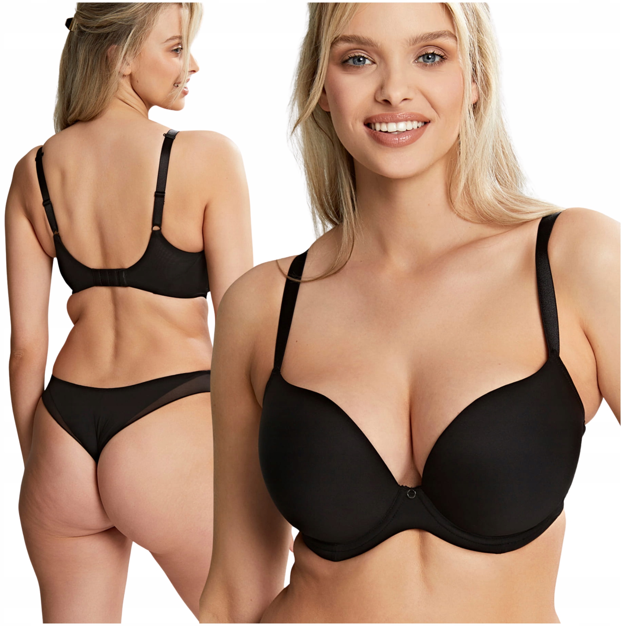 Podprsenka s hlubokým výstřihem, základ pro každodenní nošení Cleo Faith Plunge 36DD/80E