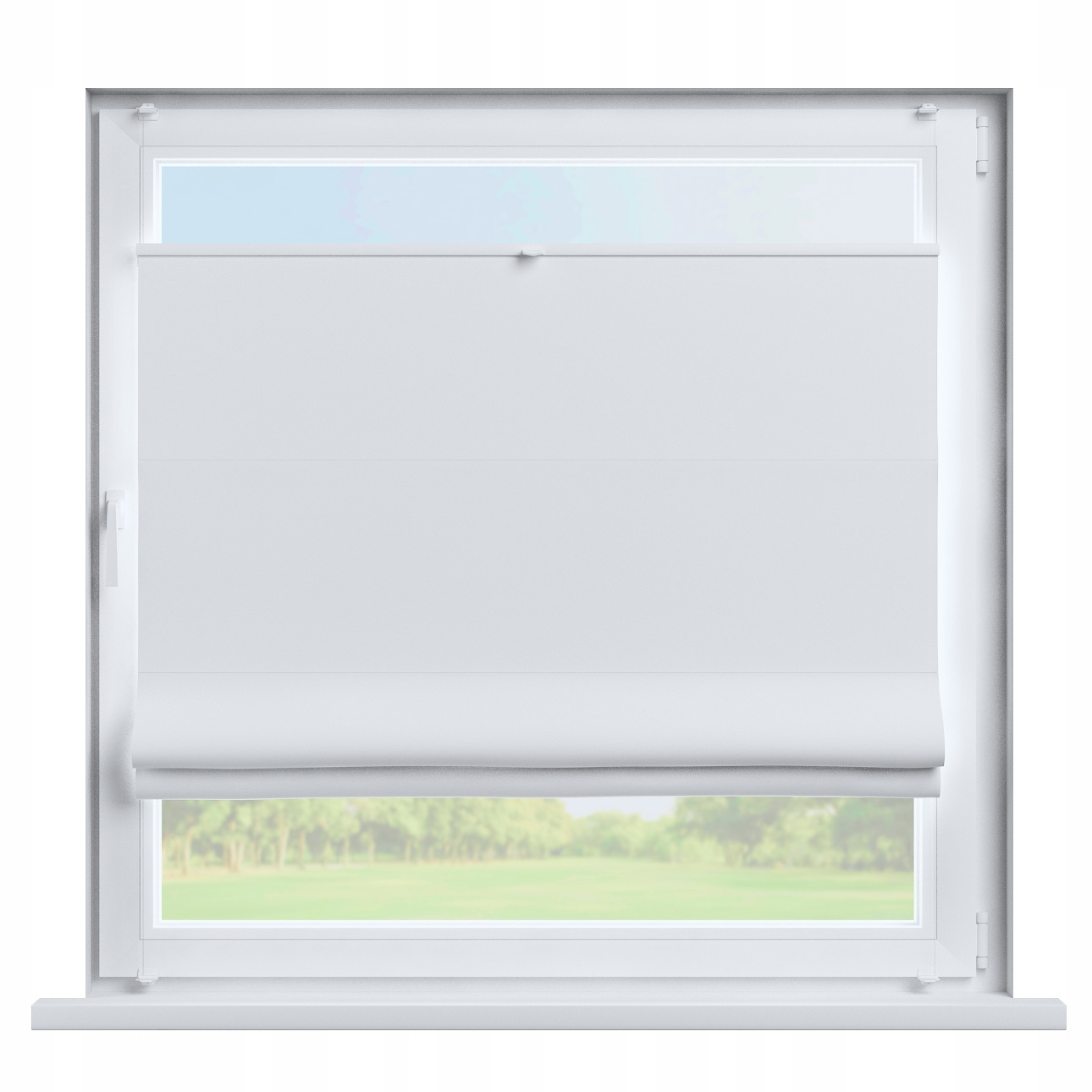 Roleta plisé římská Sicílie 120x150 bílá