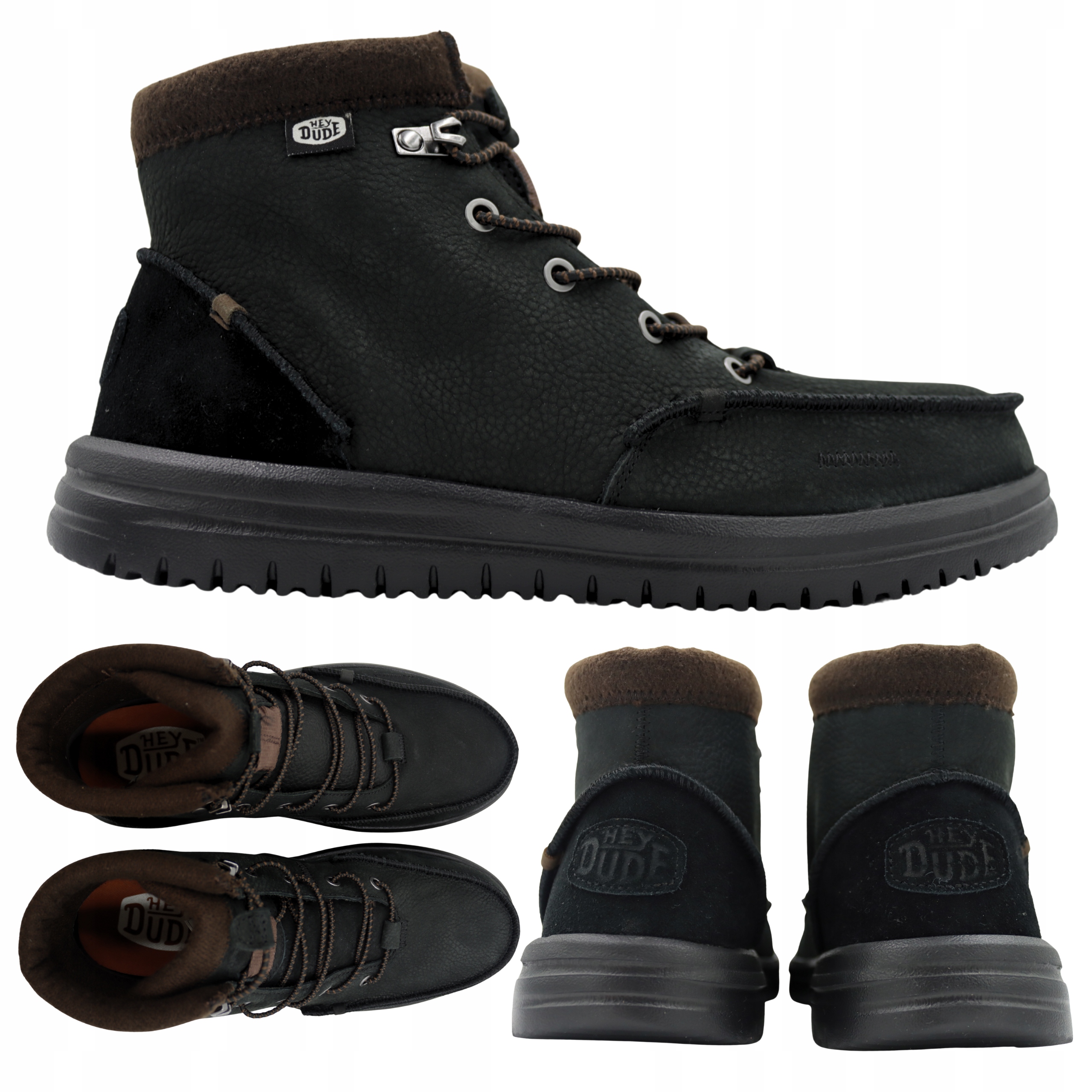 Pánské Lehké Kožené Boty Heydude Bradley Boot Leather 40189 001 vel. 45