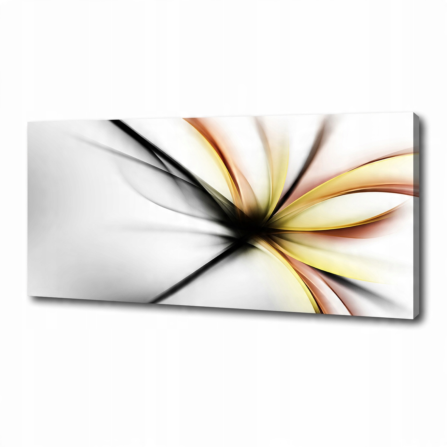 

Foto obraz na płótnie Abstrakcja kwiat 125x50 cm
