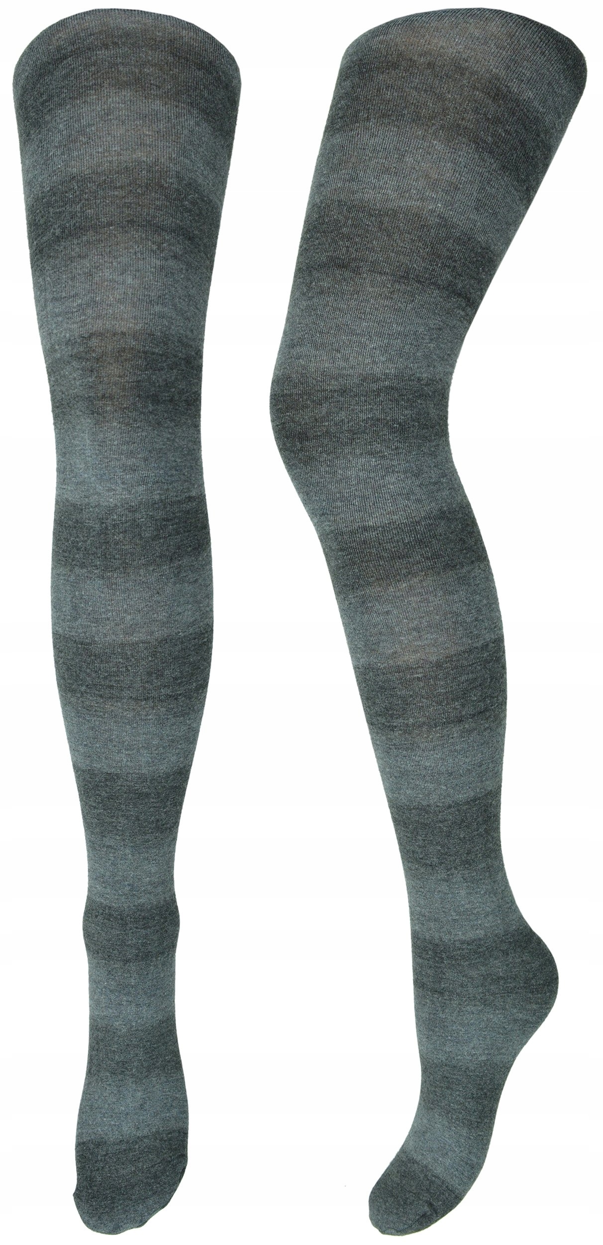 

Calzedonia rajstopy szare paski 3/4 M/L