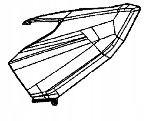 Predná bočná krytka ľavá tmavomodrá Bhp Kymco X-Town Ct 125 Granát