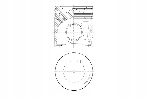 MAHLE TŁOK ŚR 135MM STD Z PIERŚCIENIAMI IVECO STRALIS I STRALIS II