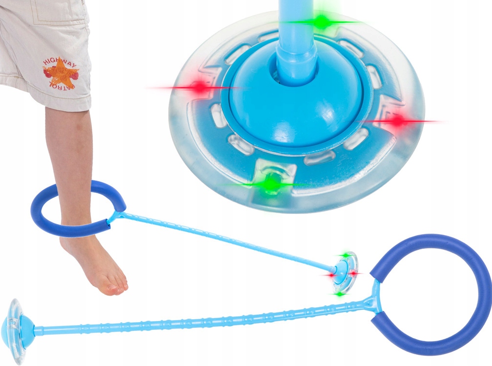 

Hula Hop na Nogę Skakanka z Dyskiem Świecąca Led