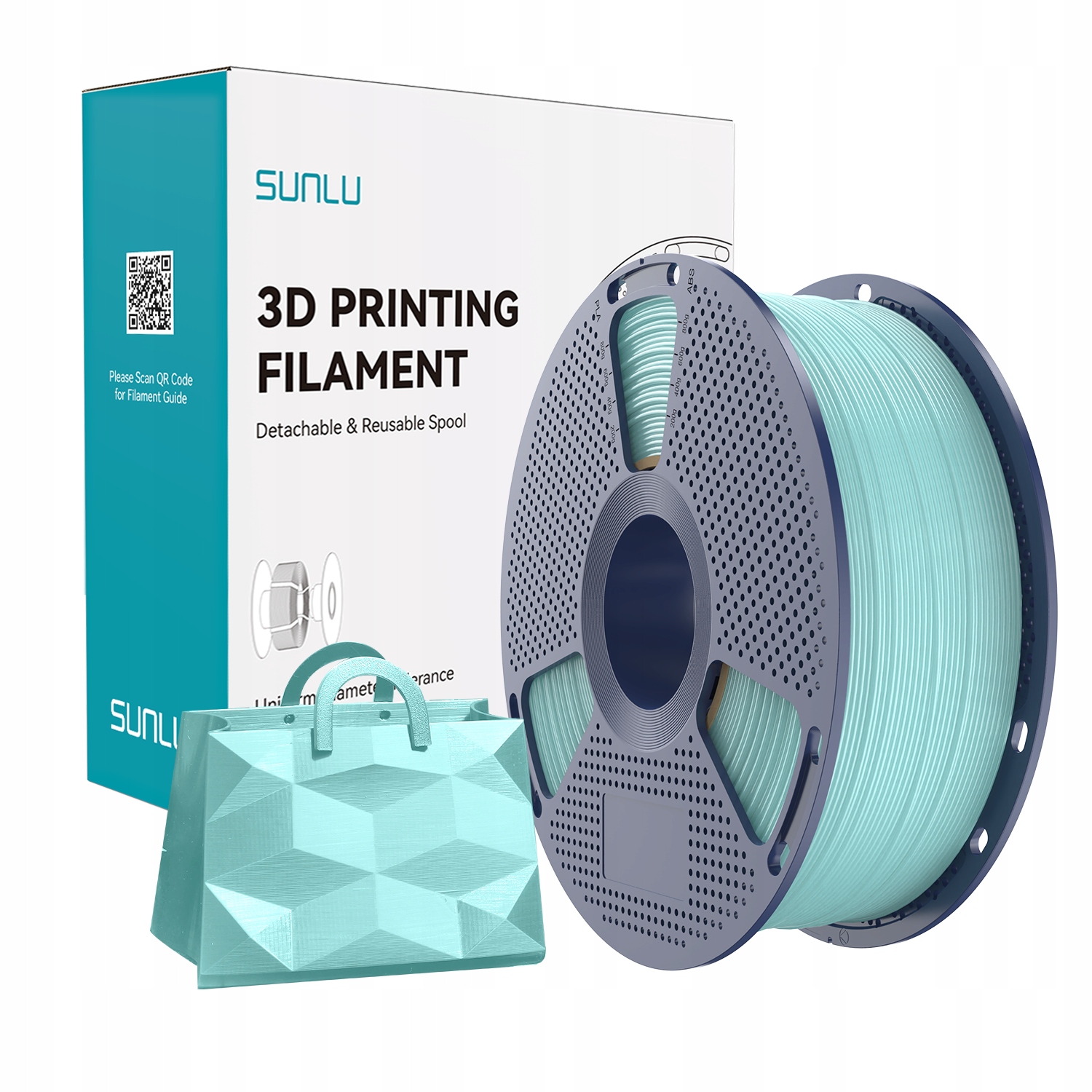 Filament TPU Sunlu 1,75 mm 1000 g niebieski