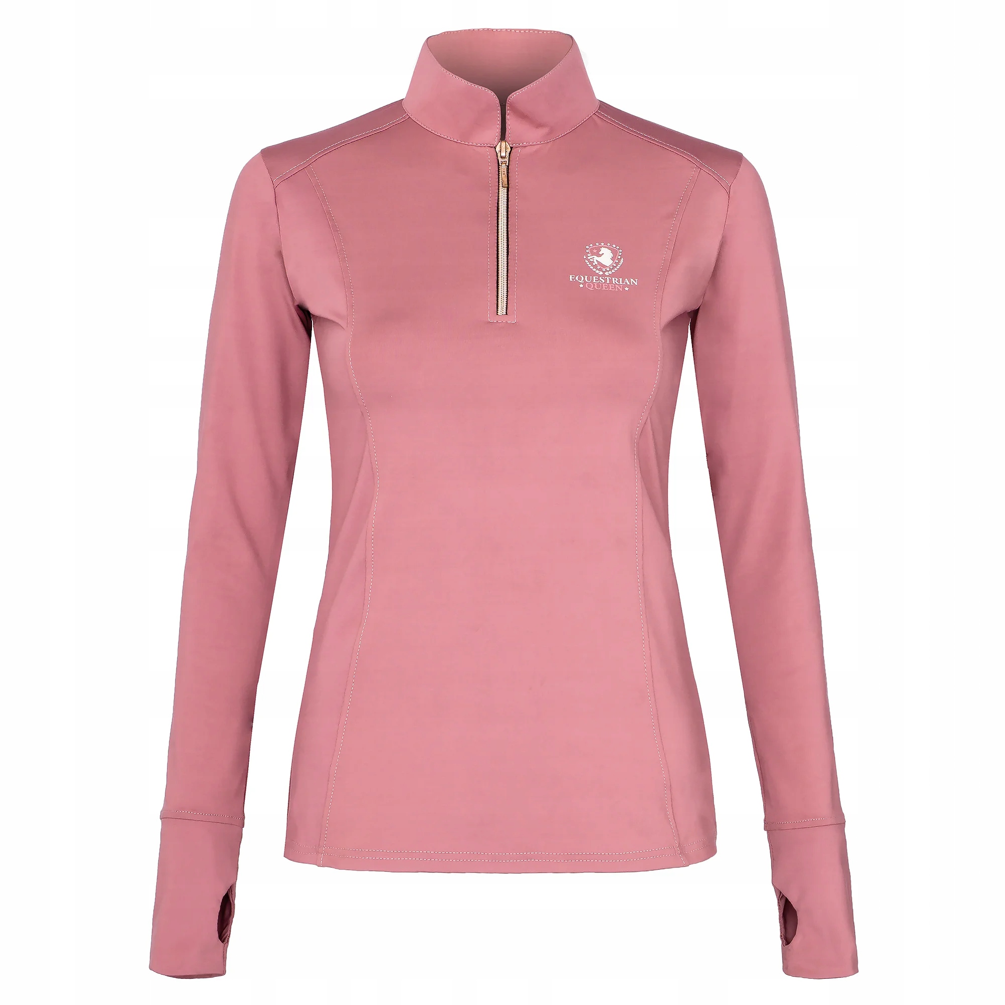 Koszulka treningowa Equestrian Queen Bailey techniczna damska różowa M