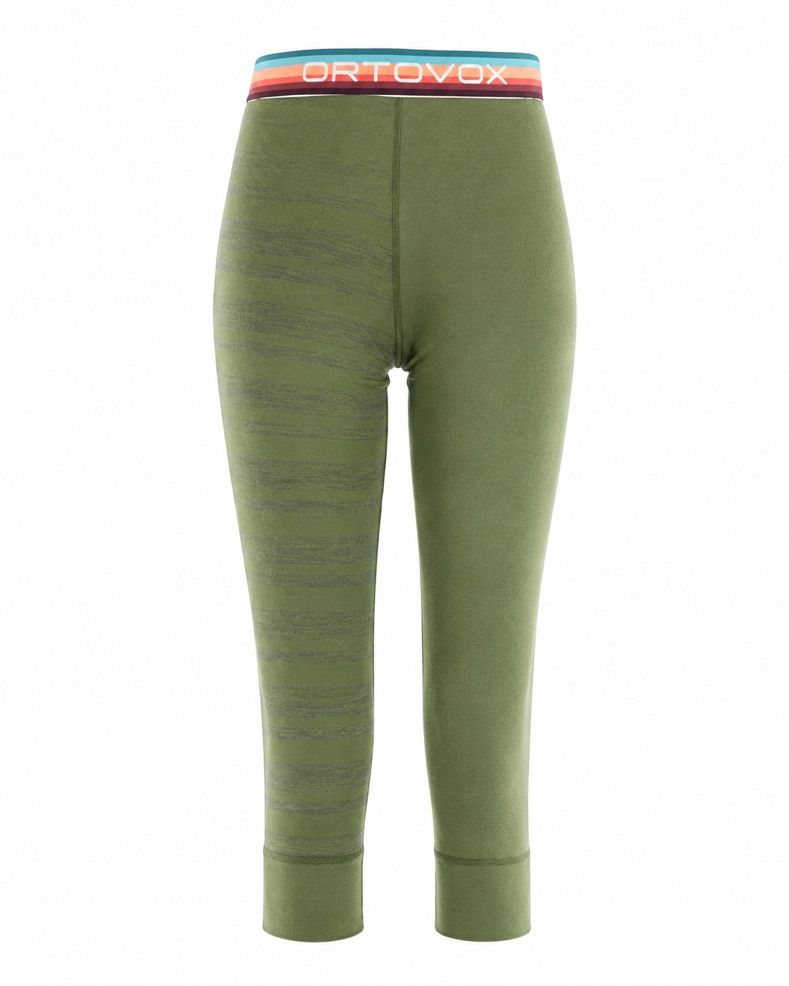 Dámské termo legíny Ortovox 185 Rock N Wool Short Pants herbs L