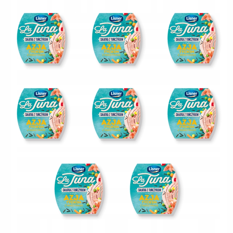 Salát s tuňákem v Asijském stylu se zeleninou Lisner 160 g X8