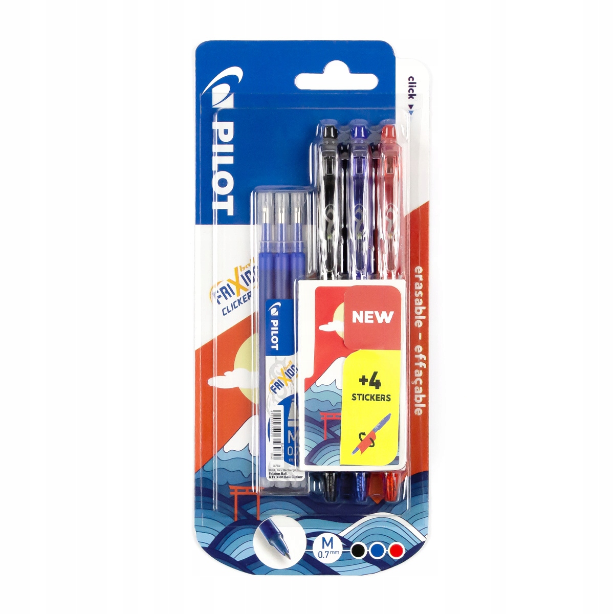 Mega zestaw PILOT FRIXION wkłady + 3 pióra +gratis