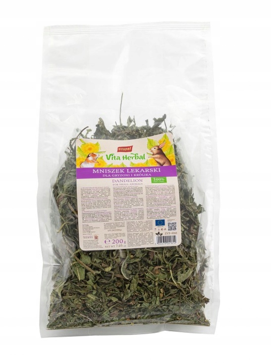 Levně Pamlsek pro hlodavce Vitapol bylinky pampeliška 200 g bez cukru