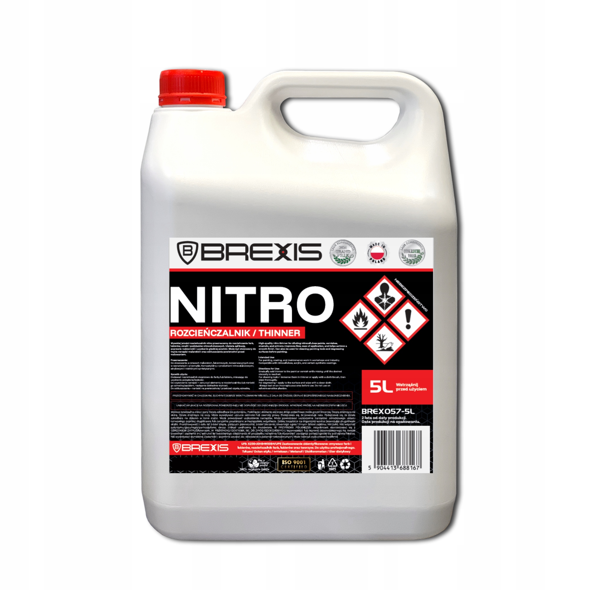 Rozcieńczalnik nitro Brexis 5L 1szt