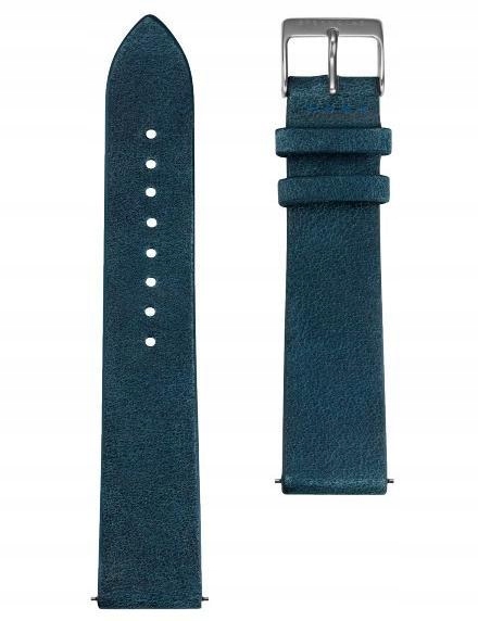 Nový originální kožený modrý řemínek Sternglas S03-VI13 Vintage 20 mm