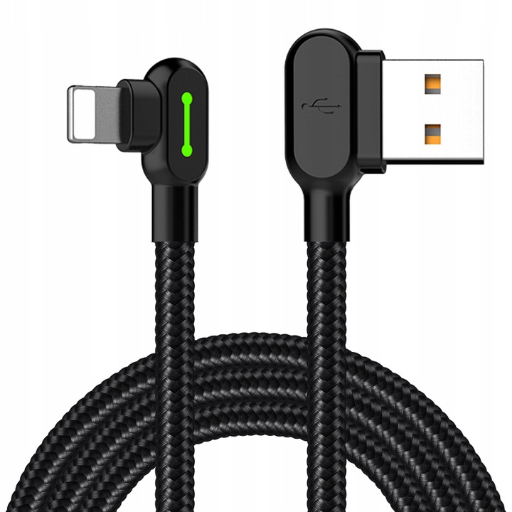 

Mcdodo Kabel Usb do Lightning Kątowy 90° Led 0.5m