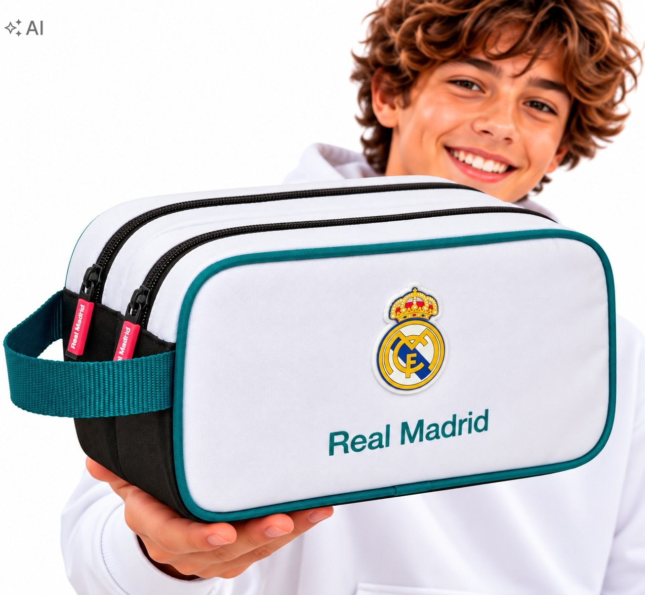 Kosmetyczka Real Madrid 2 Komory Model 2026/2027 hologram 385