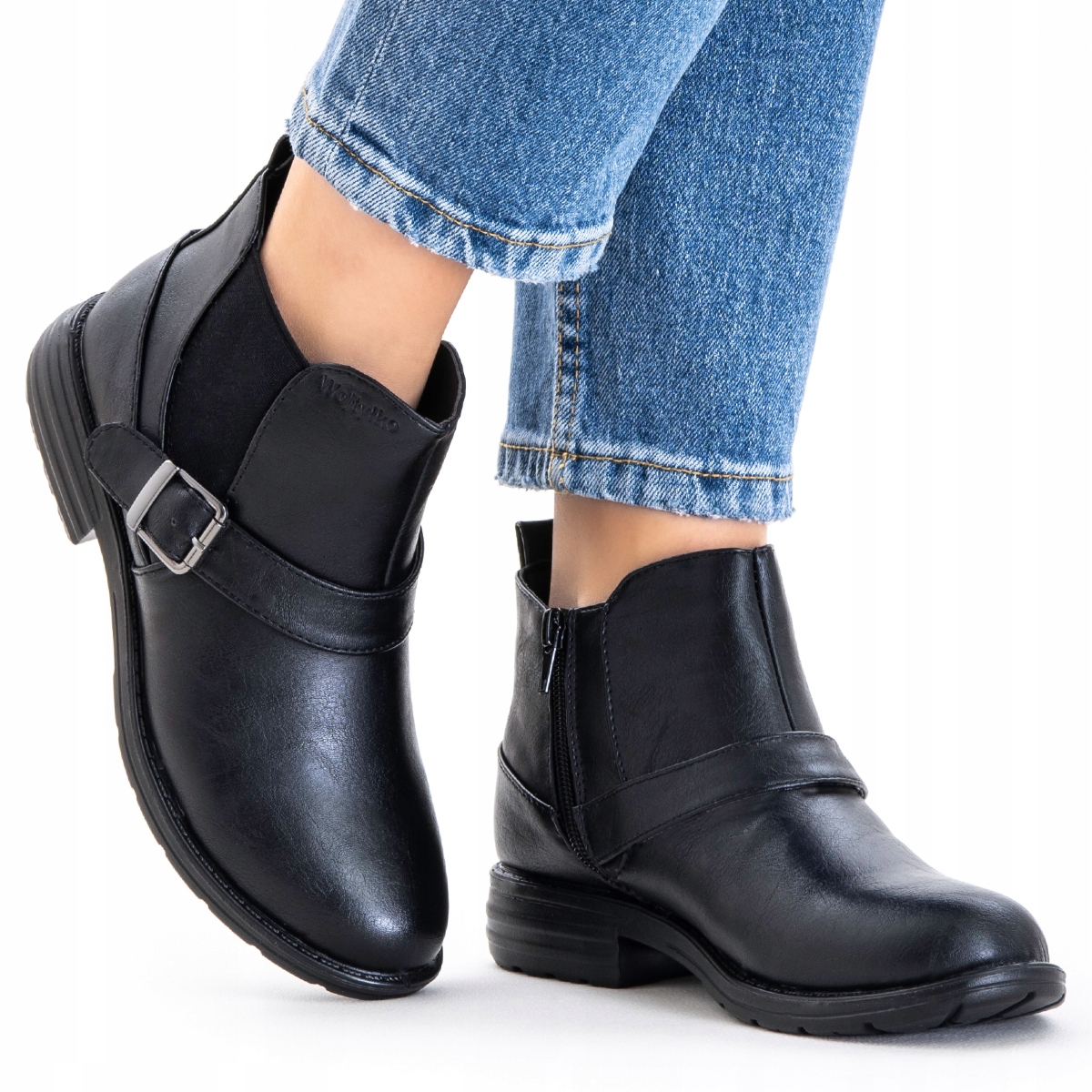 

Botki sztyblety ocieplane szersze lekkie Wojtyłko