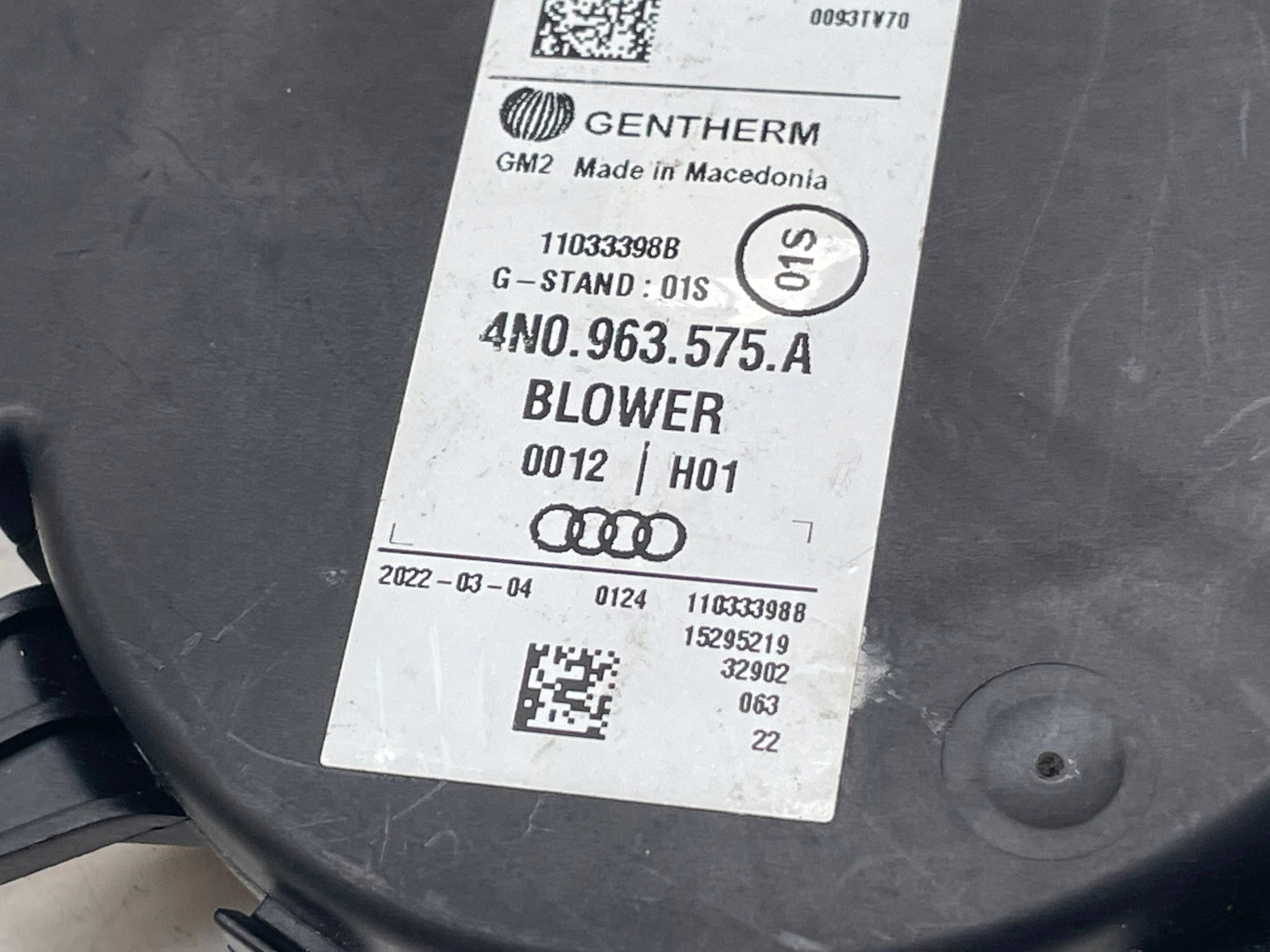 motor topení sezení levý předek AUDI A6 C8 4N0963575A originál!!