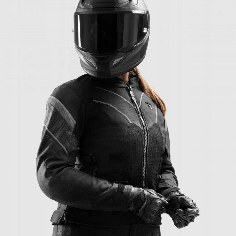 Dámska Textilná Motocyklová Bunda Rebelhorn Hiflow 5 Black 3XL