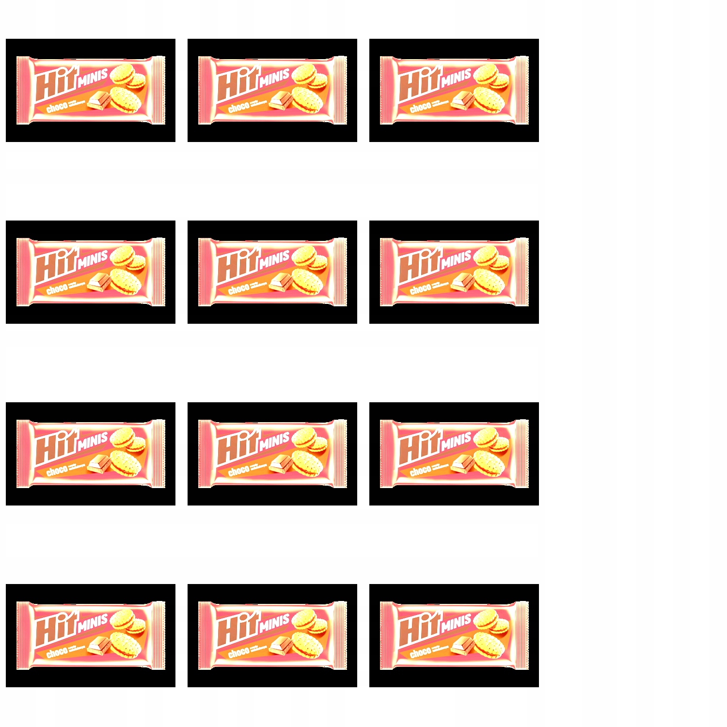 12 x 130 g Bahlsen minis čokoládové sušenky Půlka Kartonu