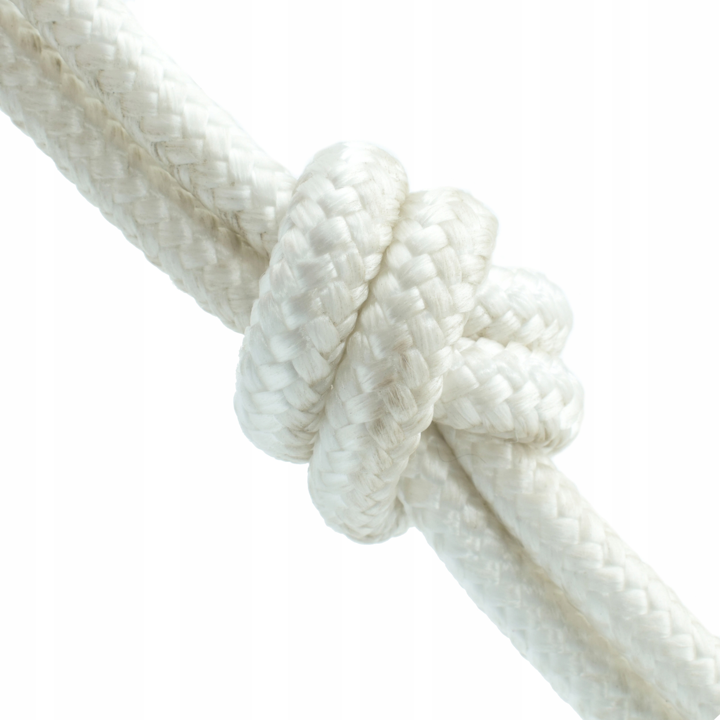 Lina Pleciona Polipropylenowa 8MM Żeglarska Kolor Biały 1MB