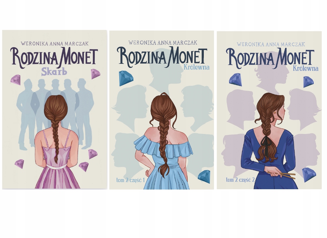 

Pakiet 3 części Rodzina Monet Weronika Marczak