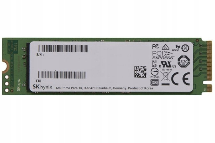 Dysk Hynix PC401 SSD 256GB NVMe M.2 Kod producenta PC401