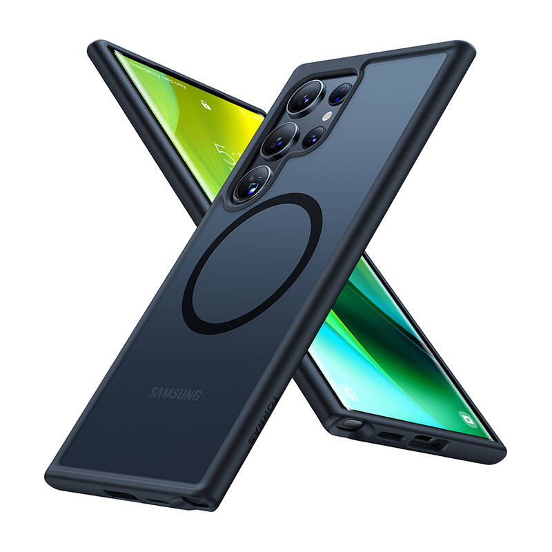 Torras Guardian Magnetic Etui z funkcją Samsung Galaxy S24 Ultra czarne