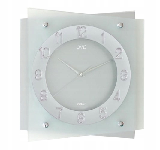 Nástenné hodiny Jvd NS29104.1 strieborná 33cm