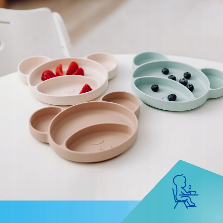 CANPOL SILIKONOWY TALERZYK TRÓJDZIELNY PRZYSSAWKA Rodzaj talerzyk