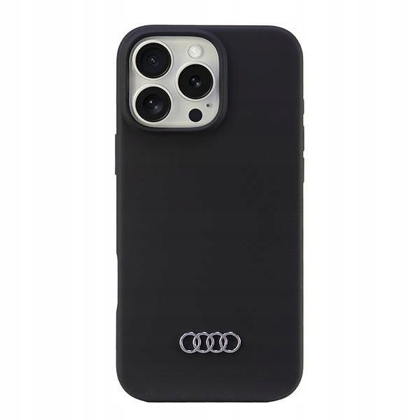 Audi Silikonové pouzdro iPhone 16 Pro Max 6,9" černé/black hardcase Au-lsri