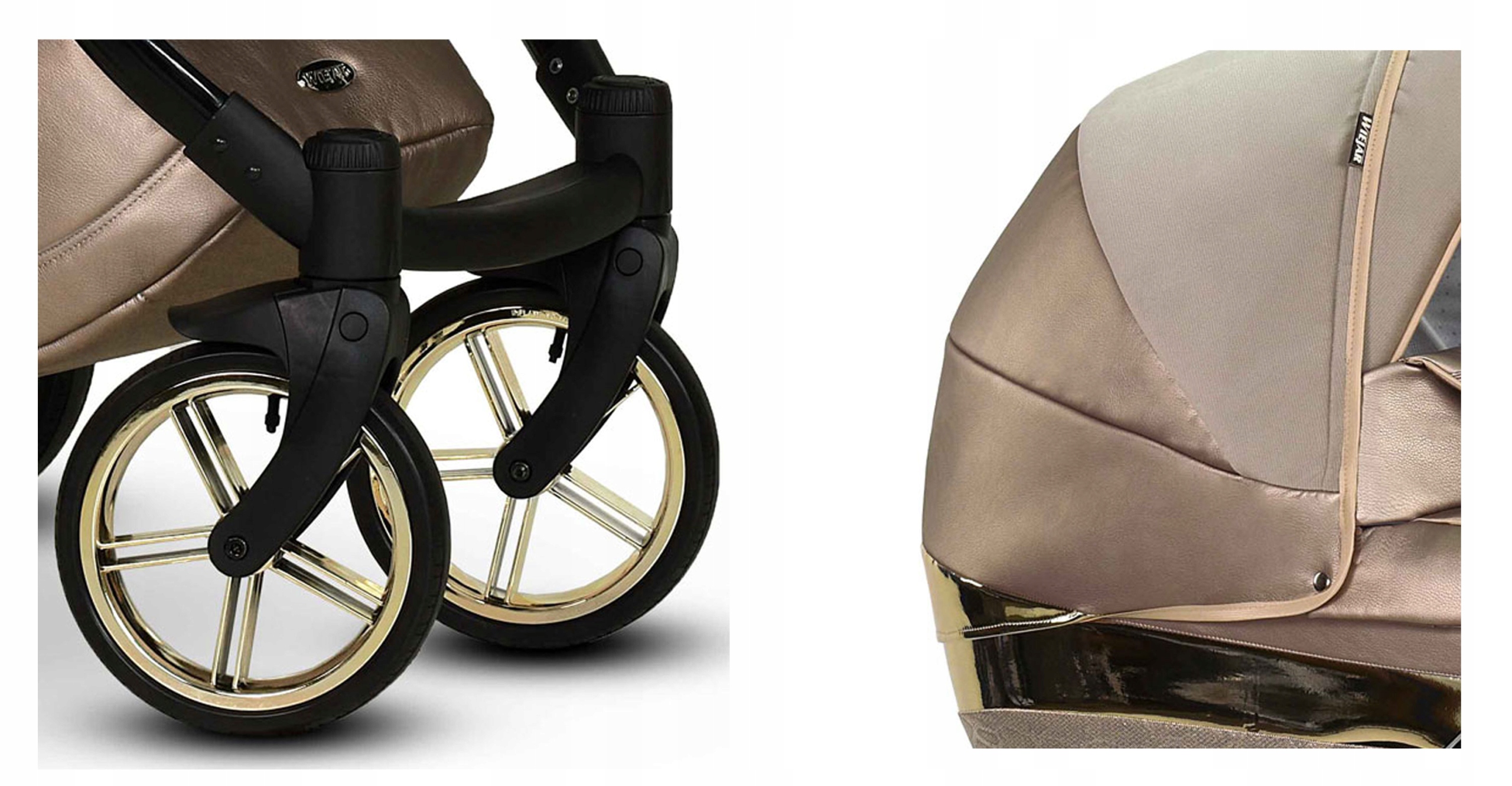 Modny wózek dziecięcy 4w1 Canyon Wiejar JAKOŚĆ! EKSKLUZYWNY PL Rodzaj kół Żelowe