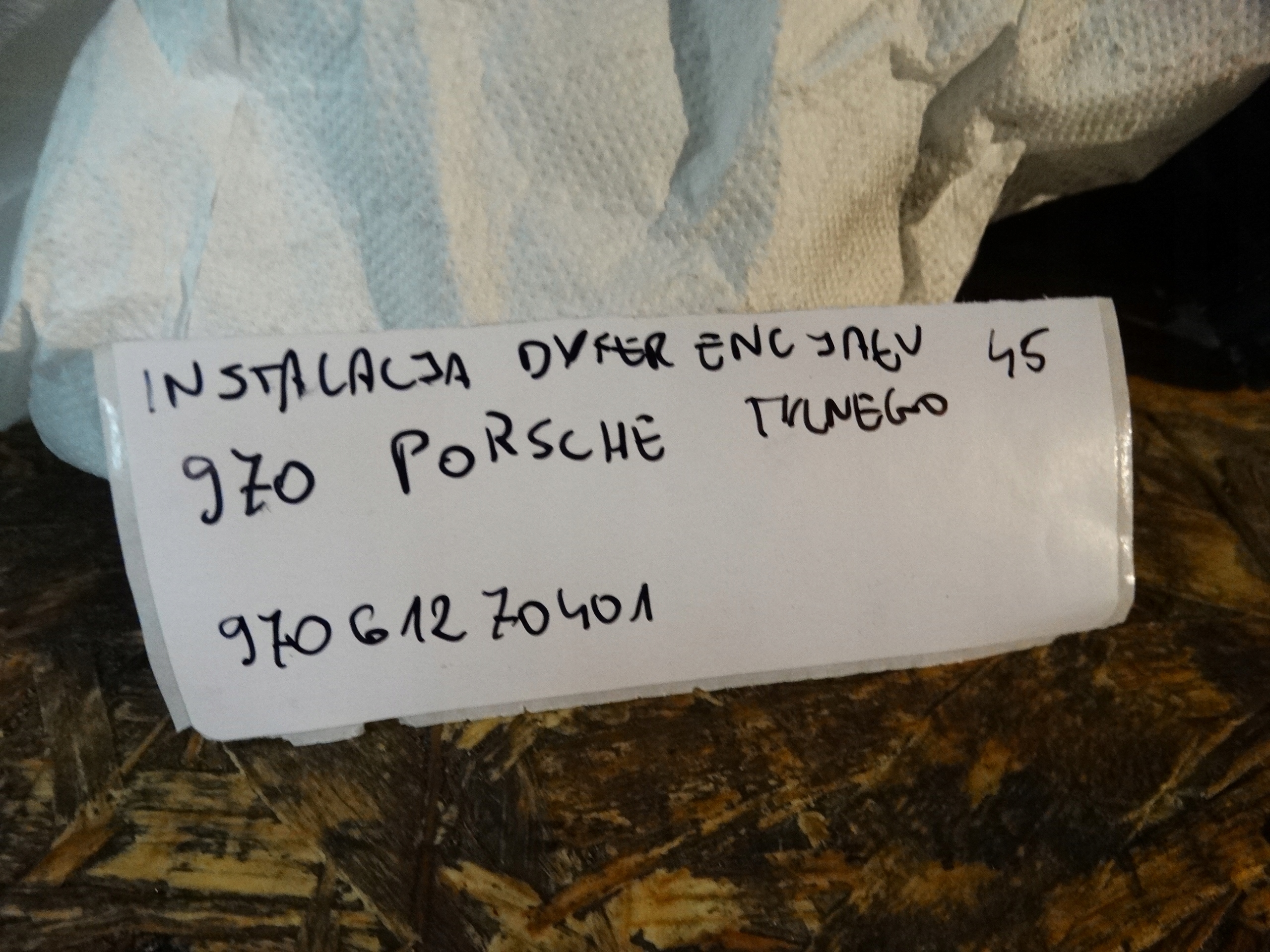 CABLAGGIO DYFERENCJALU POSTERIORE PORSCHE 970 1