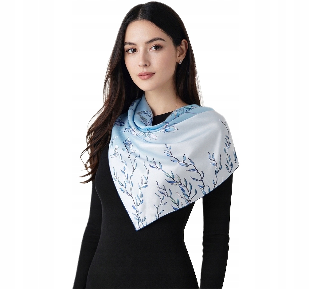 Hedvábný Šátek 100% Hedvábí Přírodní Morušový Prémiová Kvalita+