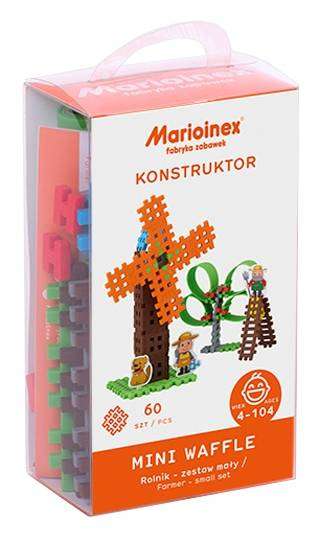 

Marioinex Klocki Waffle Mini 60 szt. Rolnik Mały