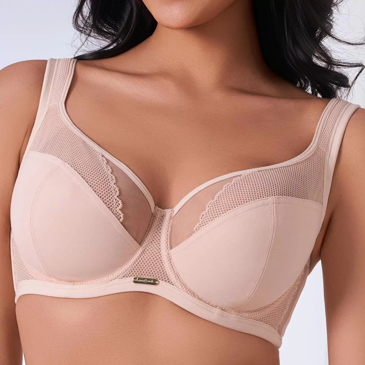 Lanny Mode 11566 miękki soft beżowy na fiszbinie rozmiar 85G