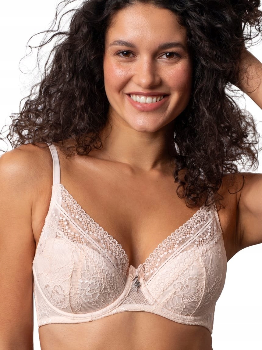 Braletková podprsenka Agio DB-9337 Pudrová růžová 70 G Stanik Push-up