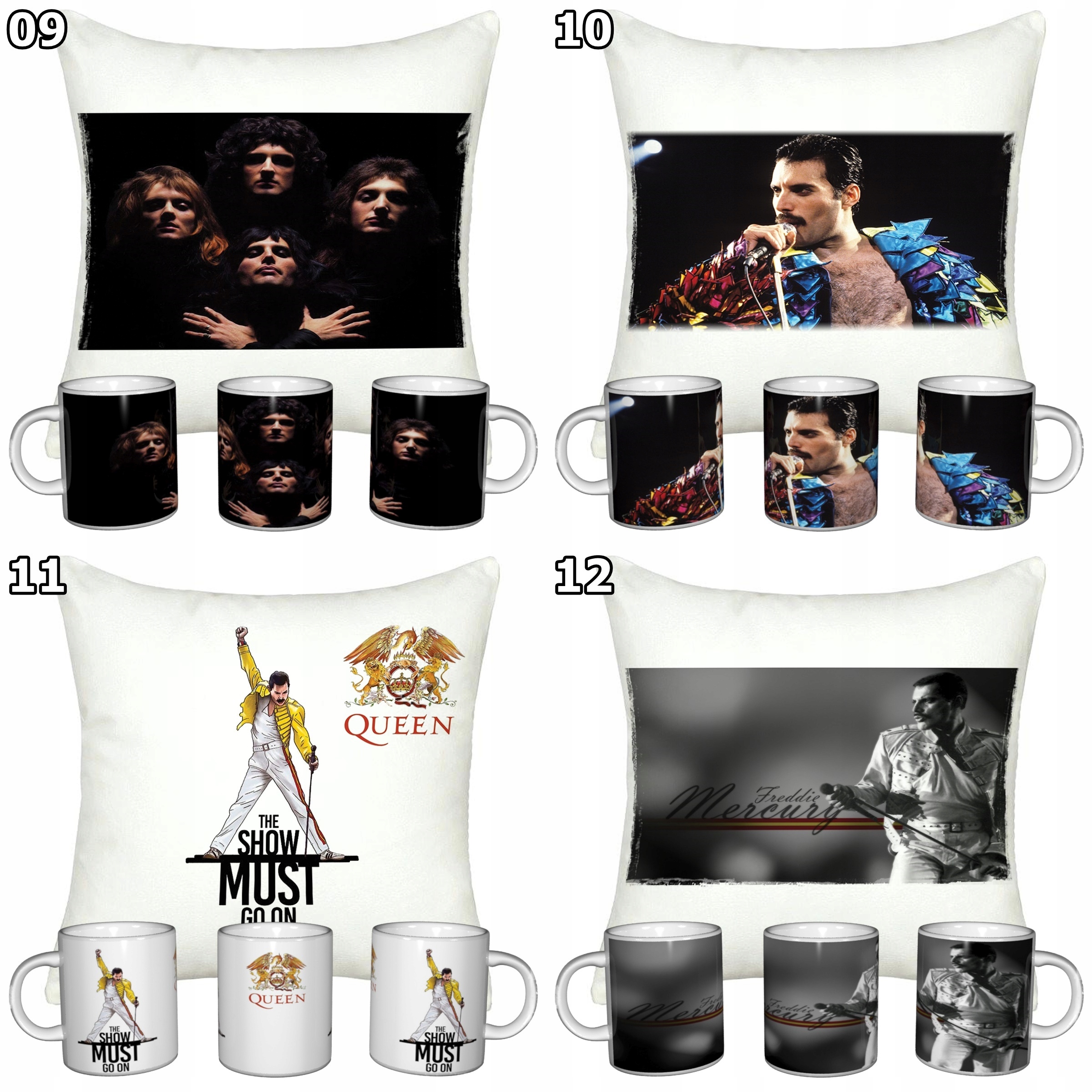 ZESTAW QUEEN KUBEK + PODUSZKA + IMIE Rodzaj gadżetu muzyczny