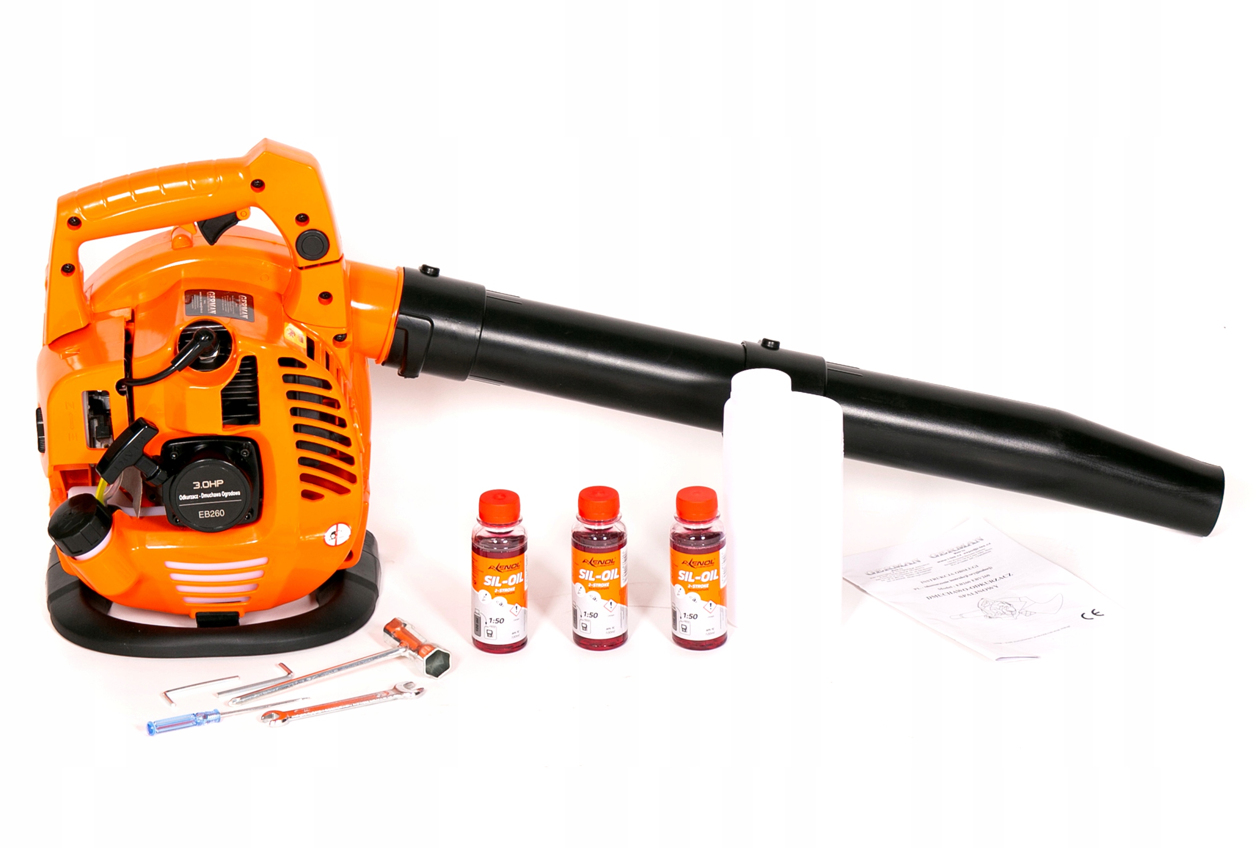 Benzínový Fúkač, Záhradný Vysávač Lístia 3H 3V1