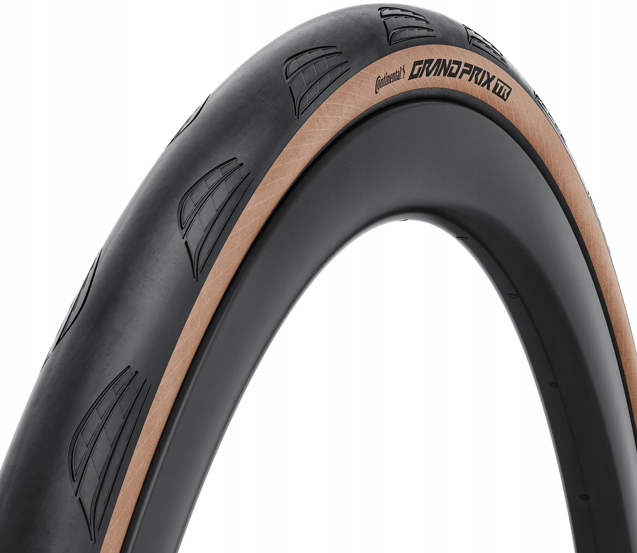 Opona Continental Grand Prix Tr Black Chili 700x25C Brązowa