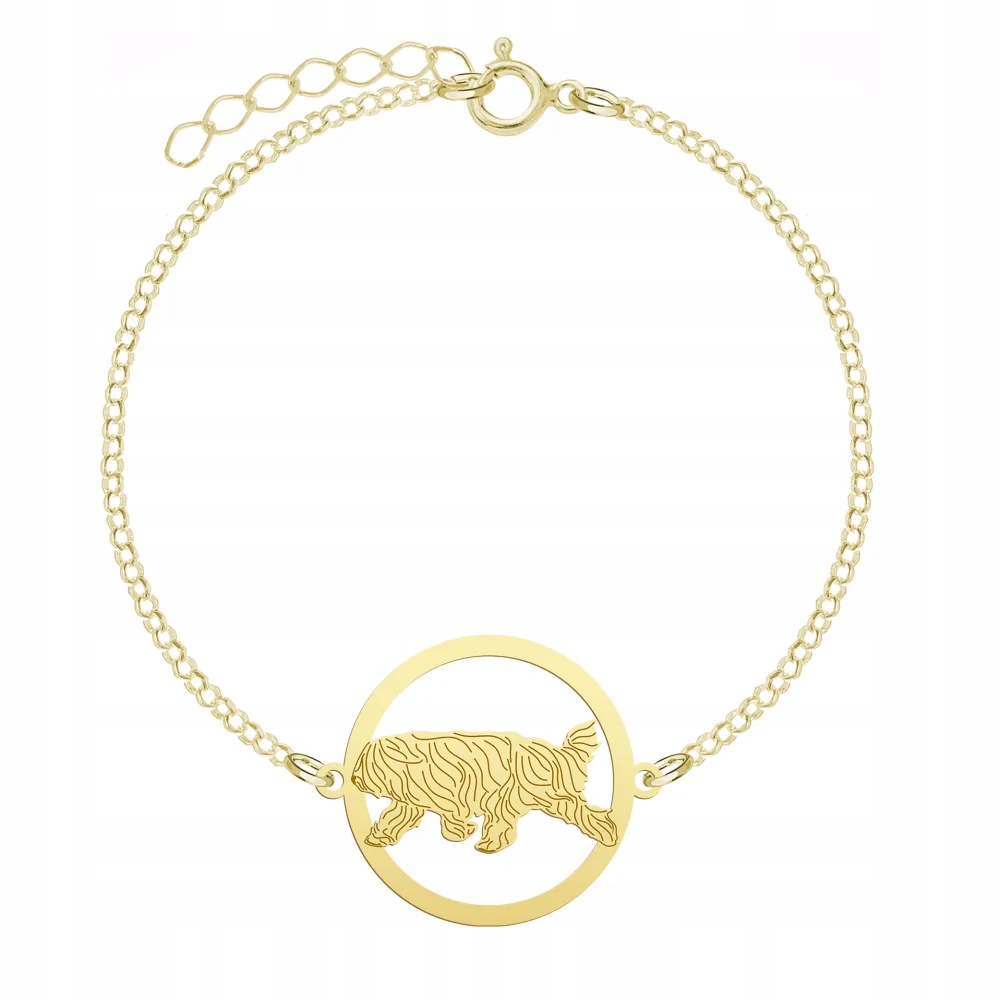 Zlatý náramek z jihoruského ovčáka Užak 925 Šperky Gravírování