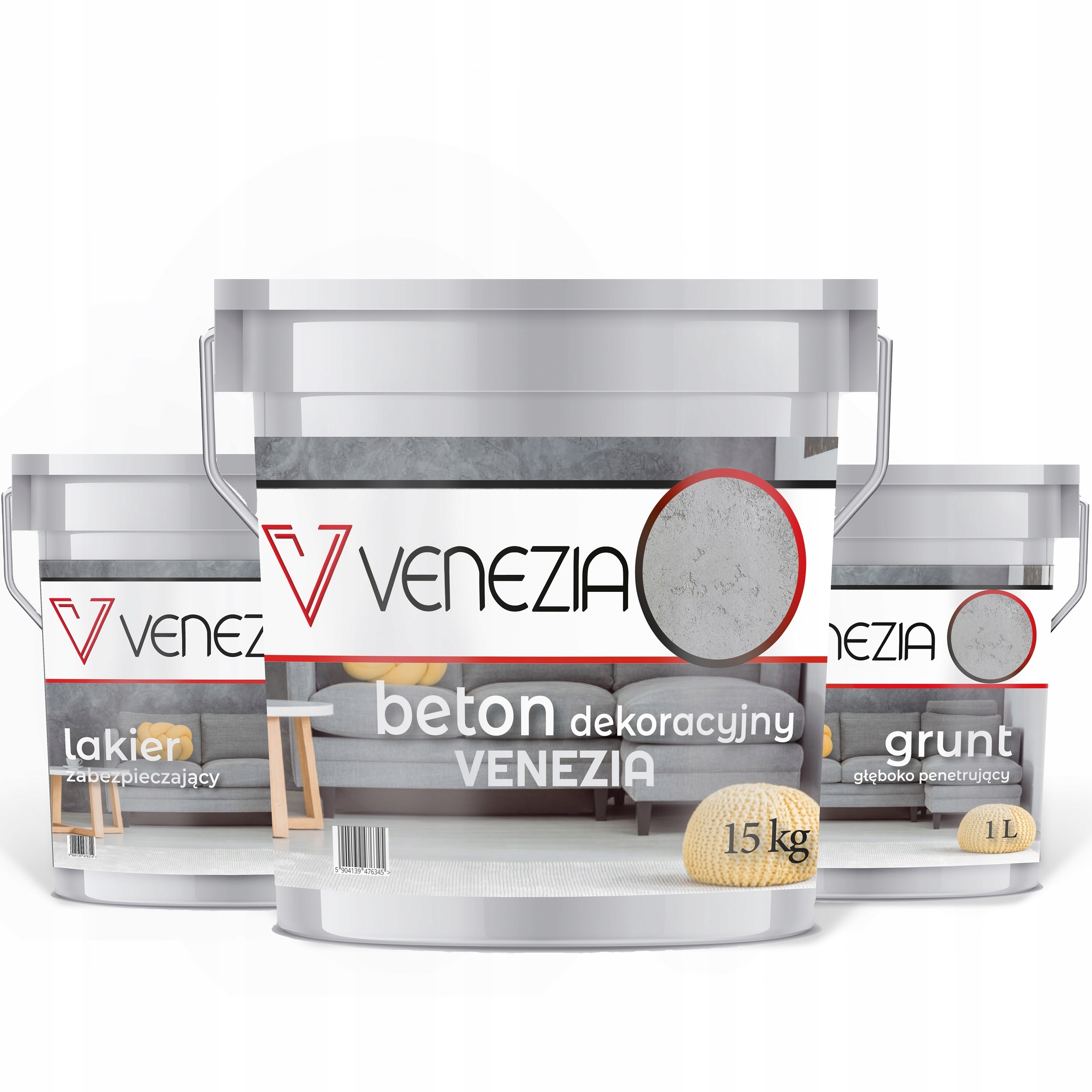 Architektonický Betón Talianska Dekoračná Omietka 15-18 m2 Súprava Vvenezia