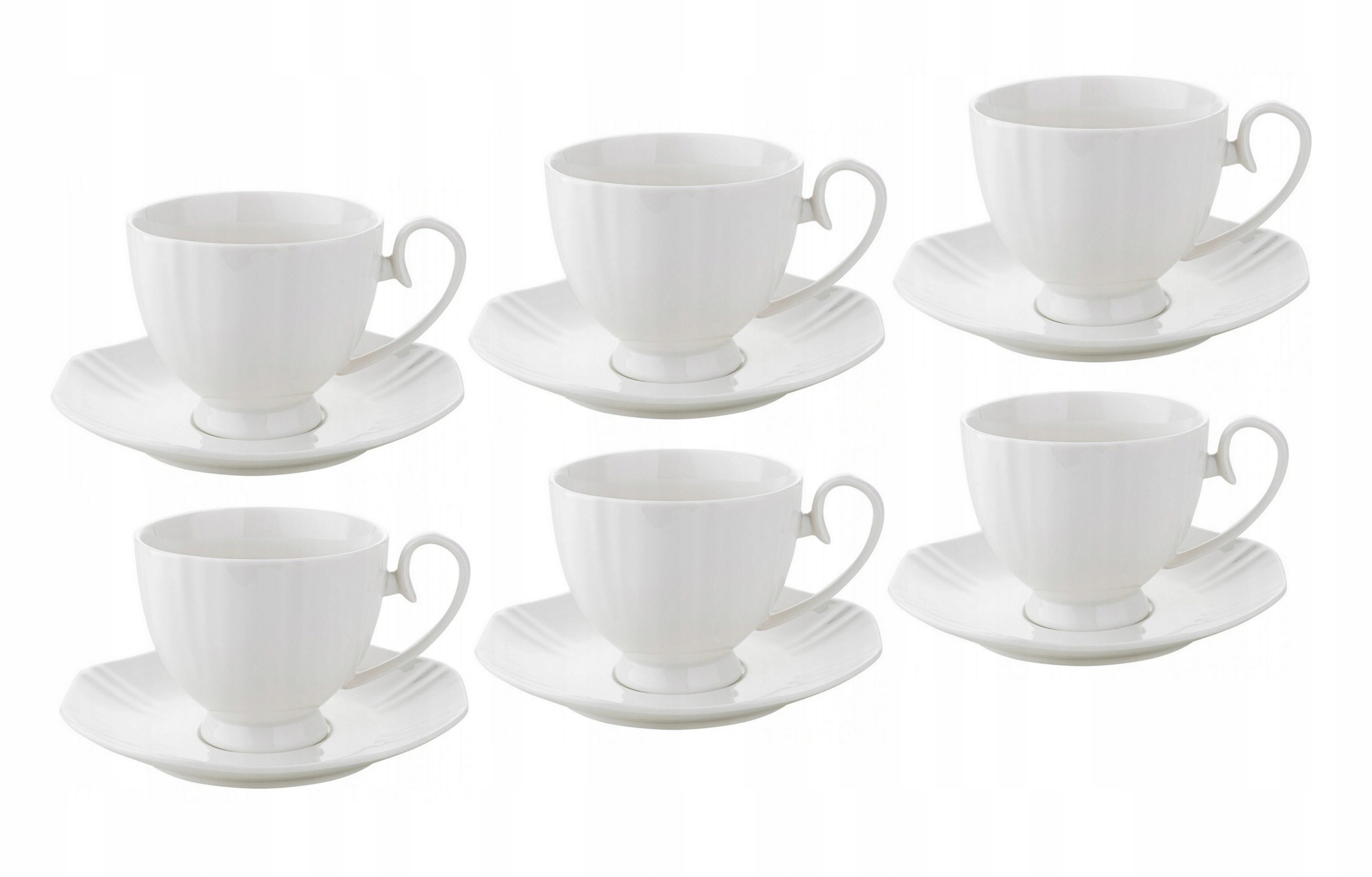 FILIŻANKI PORCELANOWE ZE SPODKAMI GAMMA 330ml/6szt EAN (GTIN) 5902719536410