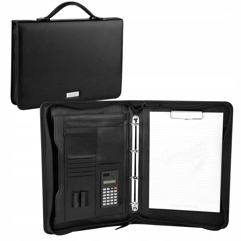 Konferenční aktovka A4 s rukojetí Guriatti černá